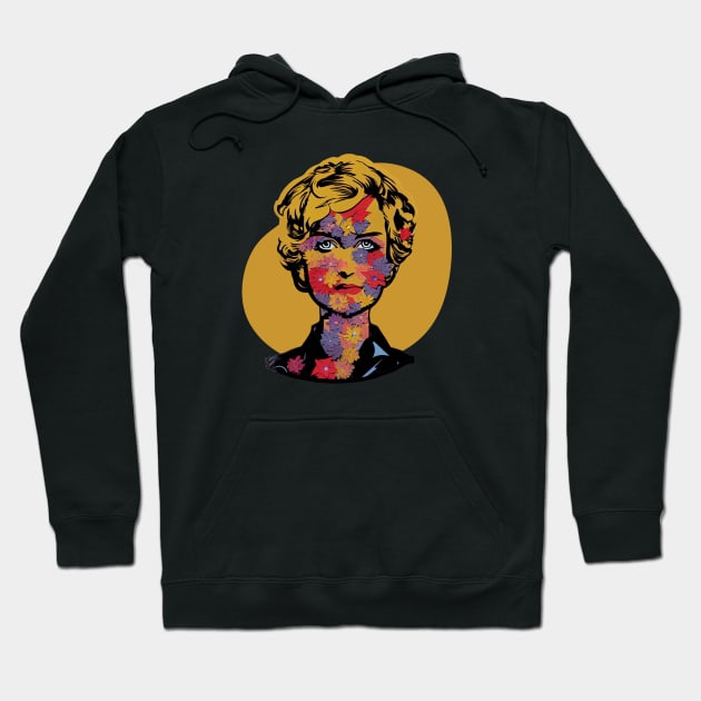 Flower Pop Art - Princess Diana Hoodie by Fenay-Designs